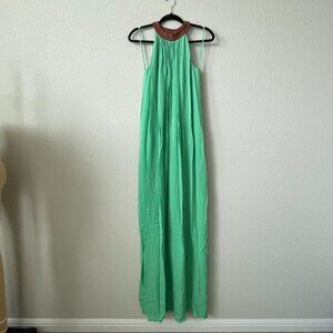 Leather & 100% Silk Dress